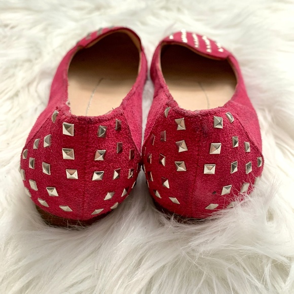 Dolce Vita | Studded Magenta Loafers - Picture 5 of 7